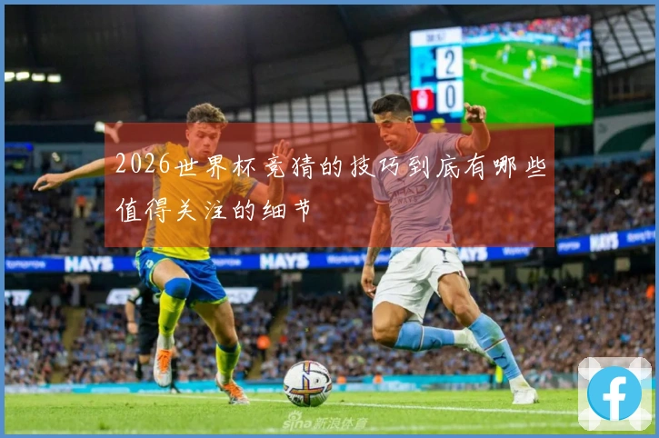 2026世界杯竞猜的技巧到底有哪些值得关注的细节