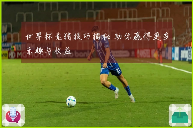 世界杯竞猜技巧揭秘 助你赢得更多乐趣与收益